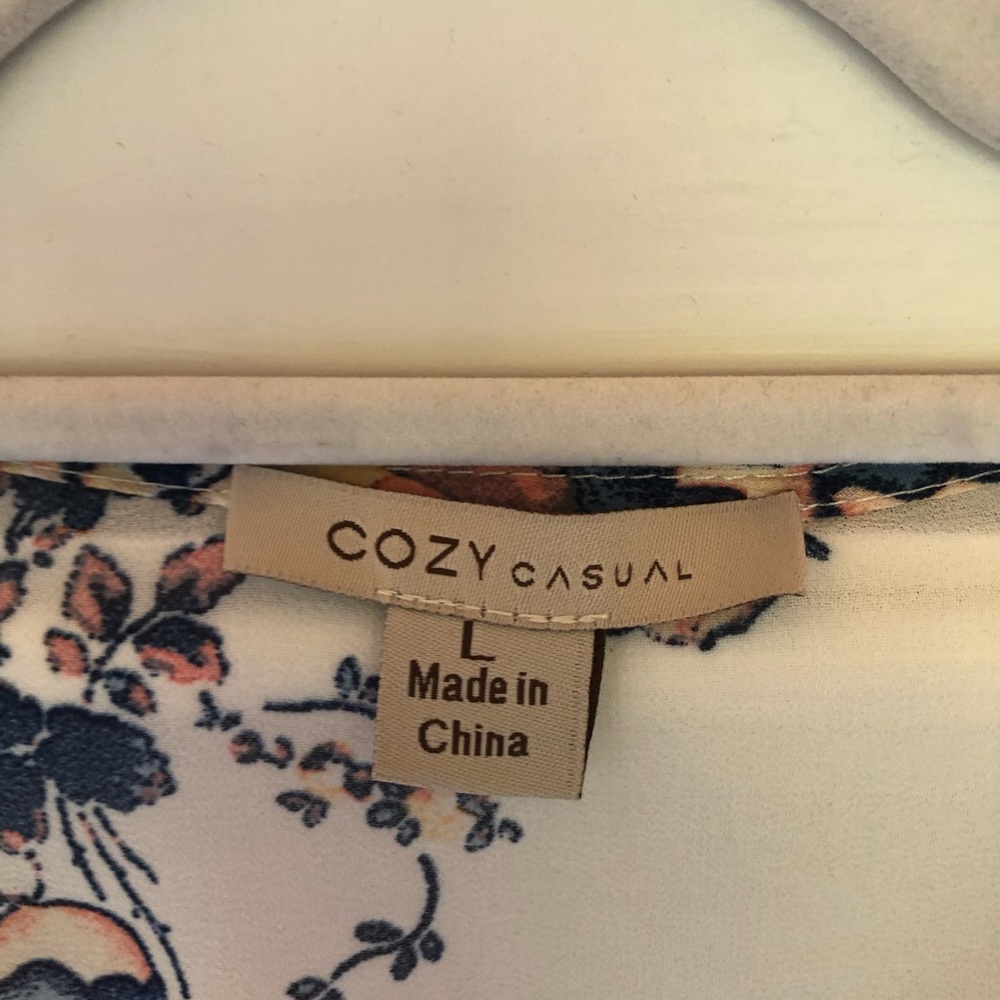 3/$20 COZY CASUAL☀️Summer Floral Duster NWOT - Picture 7 of 13